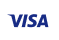 Icons showing Visa logo as accepted payment options.